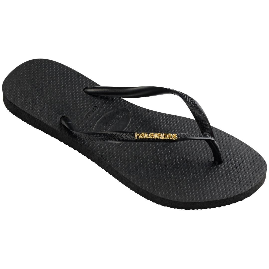 Chinelo Havaianas Slim Logo Metallic