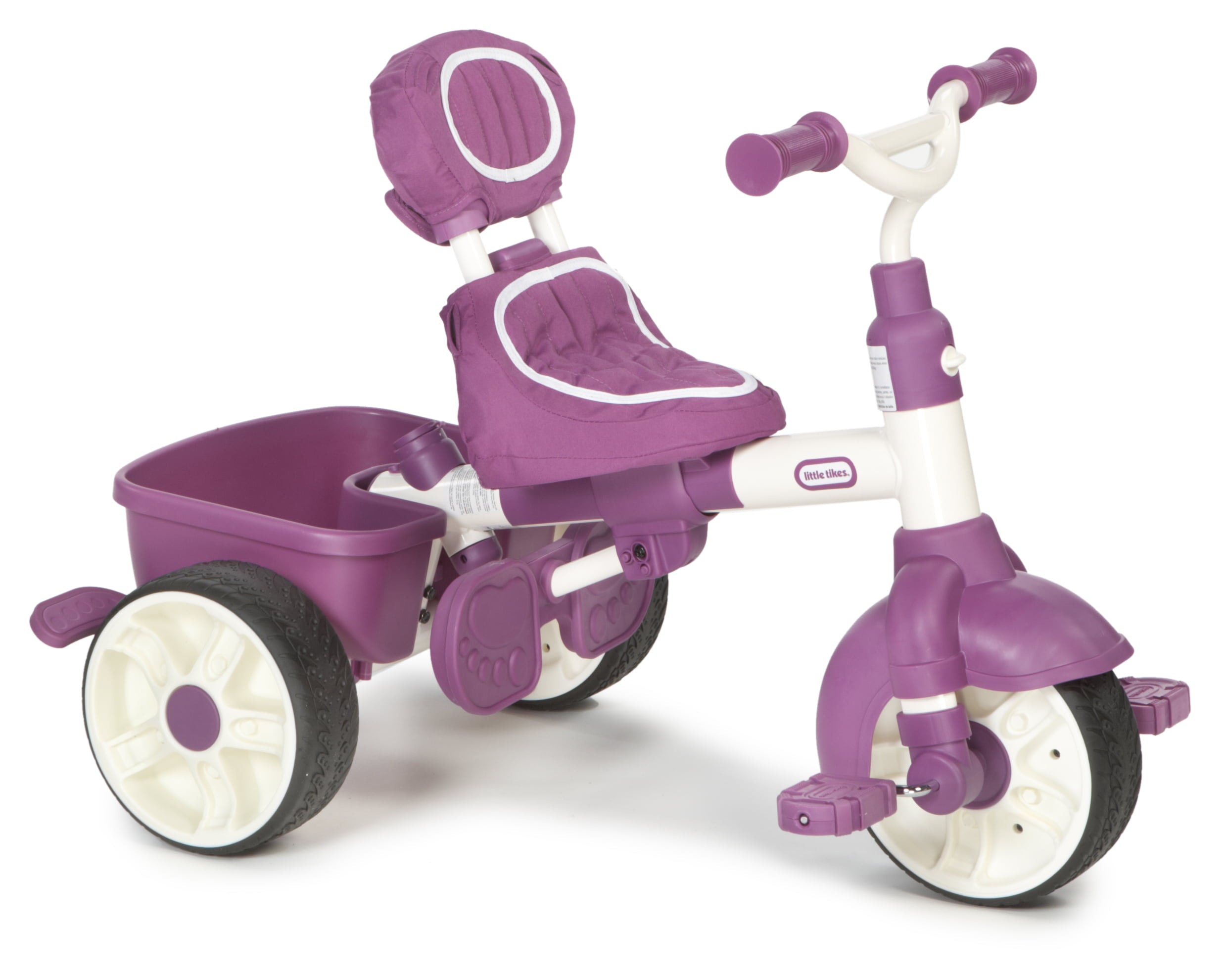 Little Tikes 4-in-1 Sports Edition Trike (Pink/White) For Boys and Girls Ages 9 - 36 Months
