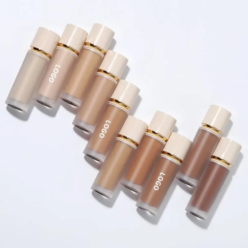 10 Shades Medium to Full Coverage Custom Private Label Concealer Foundation