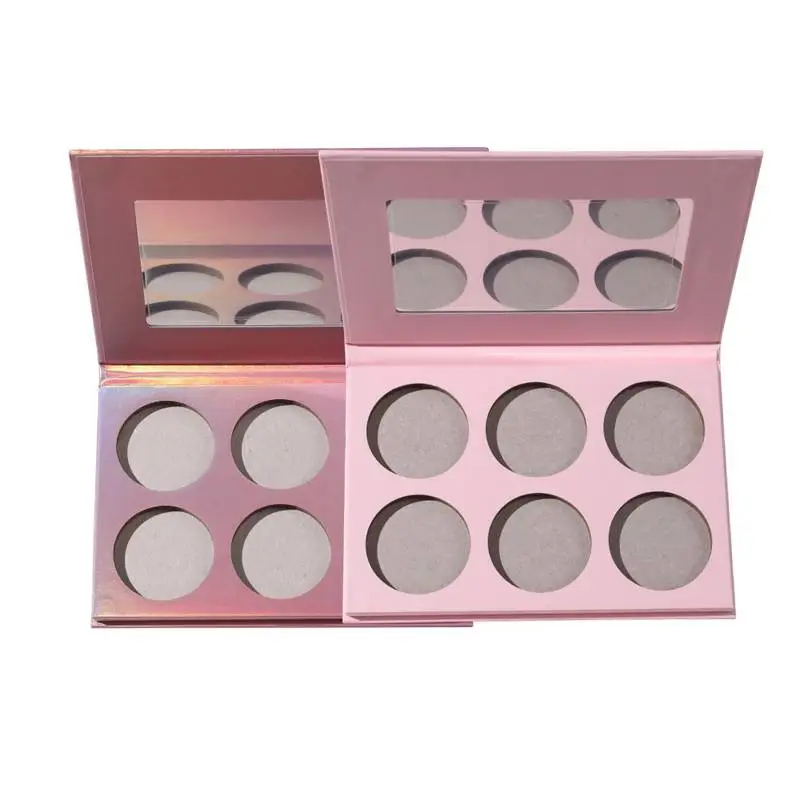 6 Colors Highlighter Contour Blush Palette Private Label Makeup