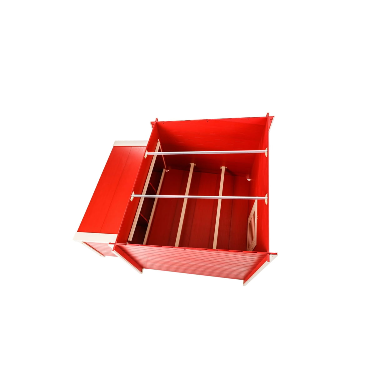 Ecoflex Jumbo Fontana Chicken Barn In Red - Red， Maple