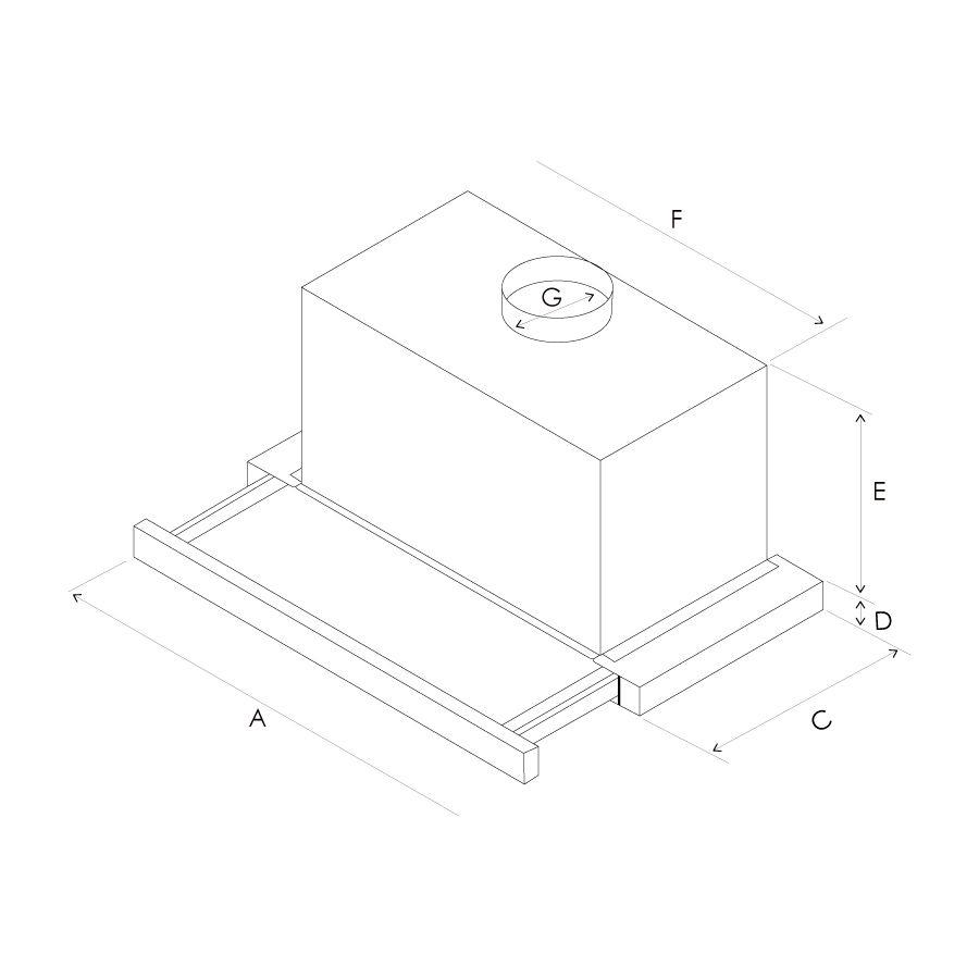 Elica 36-inch TT Under Cabinet Hood ETT436SS