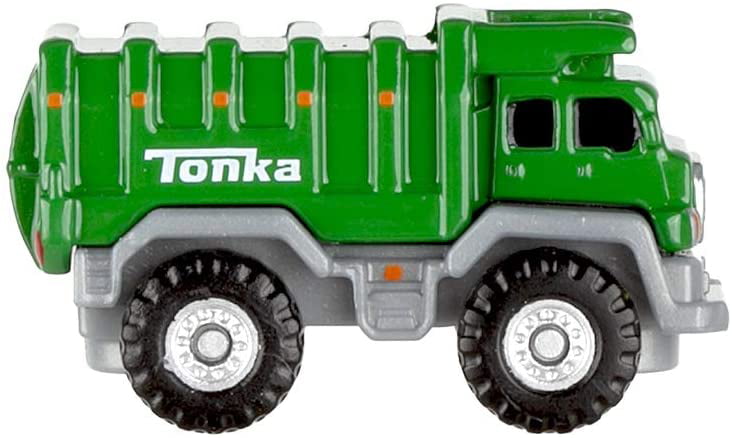 Tonka - Micro Metals Multipack - Police Cruiser， Fire Truck， Garbage Truck ， Dump Truck (Blind)