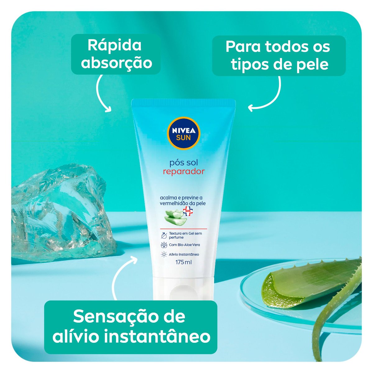 Pos Sol Reparador NIVEA SUN 175ml
