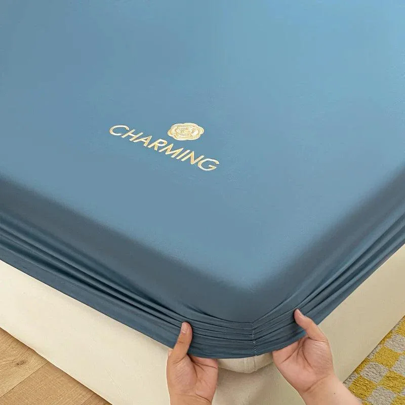 Jogo de Cama CharmeSoberano™ 600 Fios - Algodão Egípcio e Elegância Noturna!