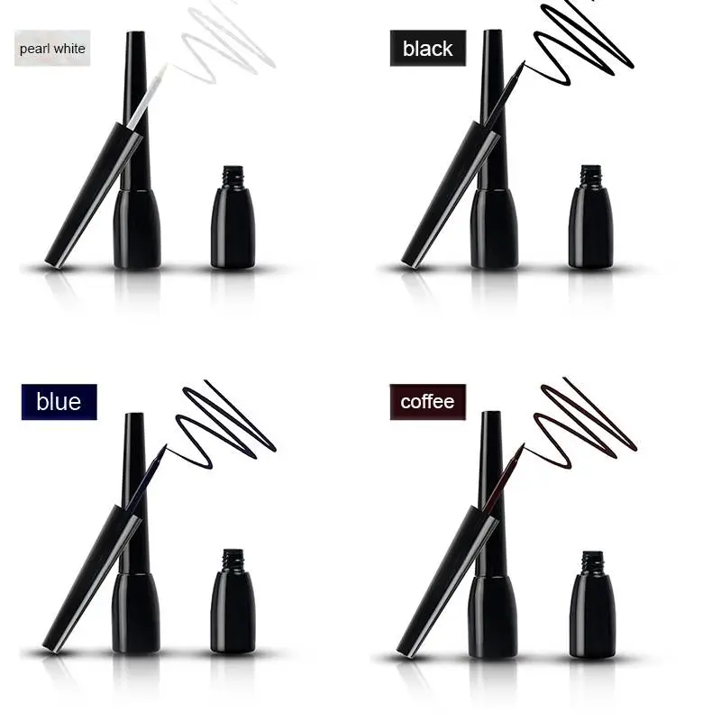 4 Colors Available Private Label Cosmetics Eyeliner OEM Liquid Eyeliner