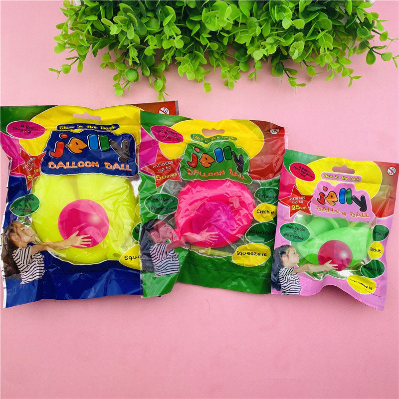 JETTINGBUY 40/120cm Inflatable Wubble Bubble Ball Balloon Stretch Outdoor Beach Kids Toy