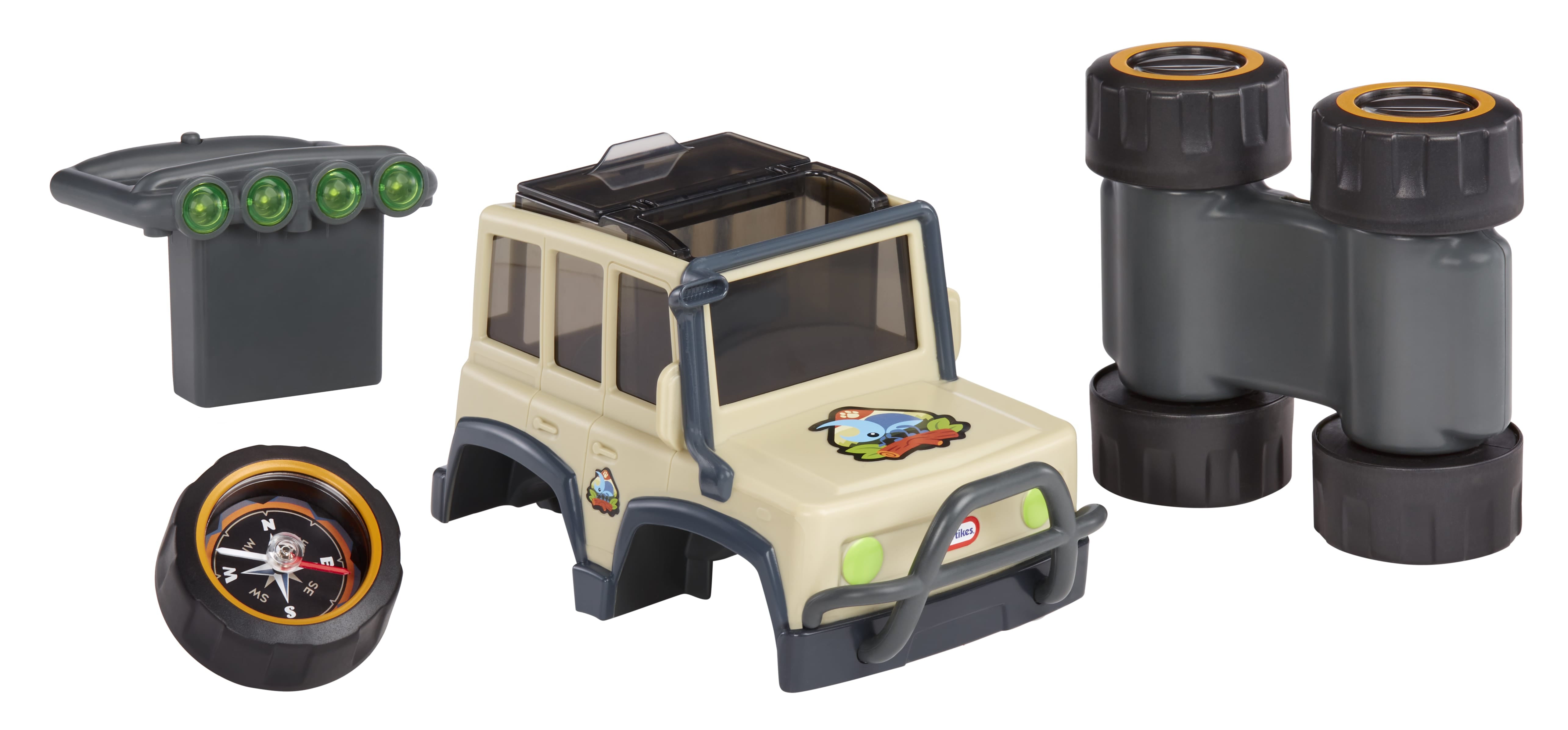 Little Tikes Big Adventures Safari SUV STEM Toy Vehicle with Binoculars， Flashlight， and Compass for Girls， Boys， Kids Ages 3+