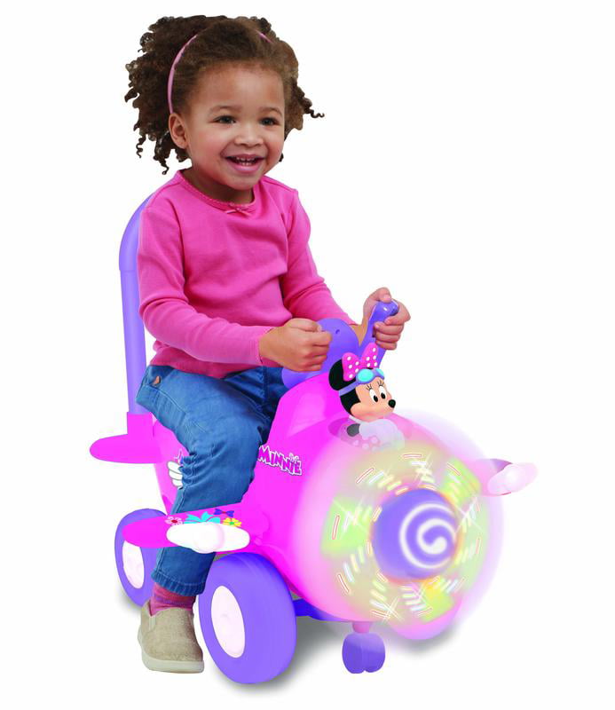 Disney Deluxe Minnie Mouse Plane Activity Ride-On with Lights and Sounds