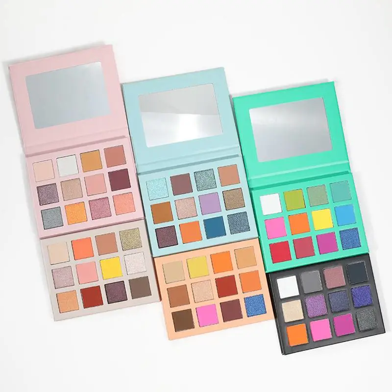 No Logo Private Label High Pigment 12 Color Eyeshadow Palette