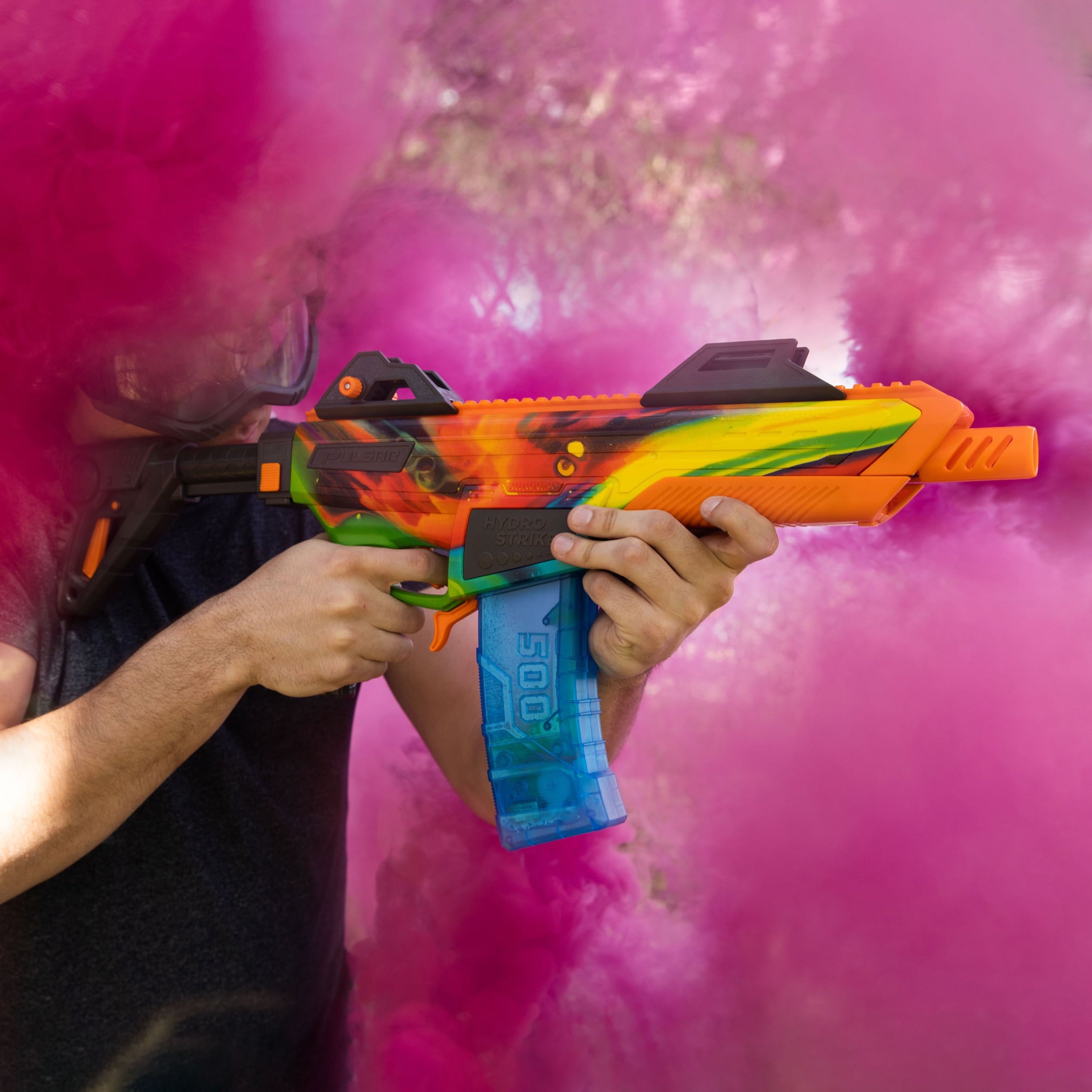 Hydro Strike Pulsar Pro Gel Blaster Water Bead Cartridge Outdoor Toy， Holds 500 Gel Water Beads