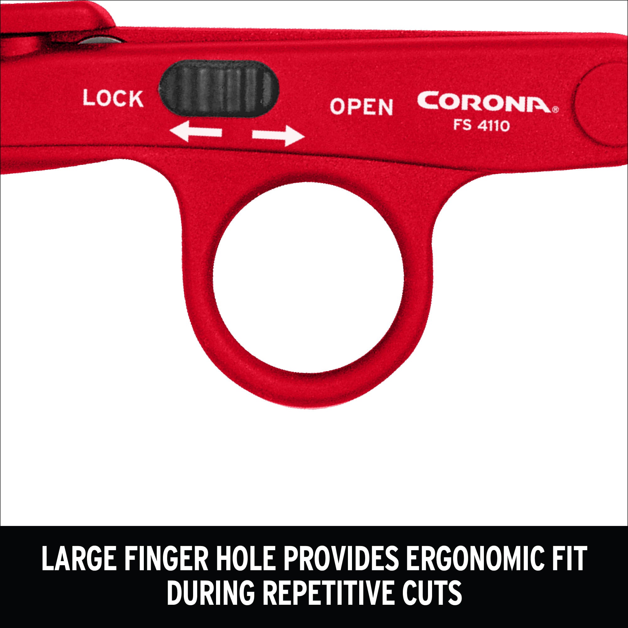 Corona FS4110 Red Micro Finger Snips, 1.4 in.