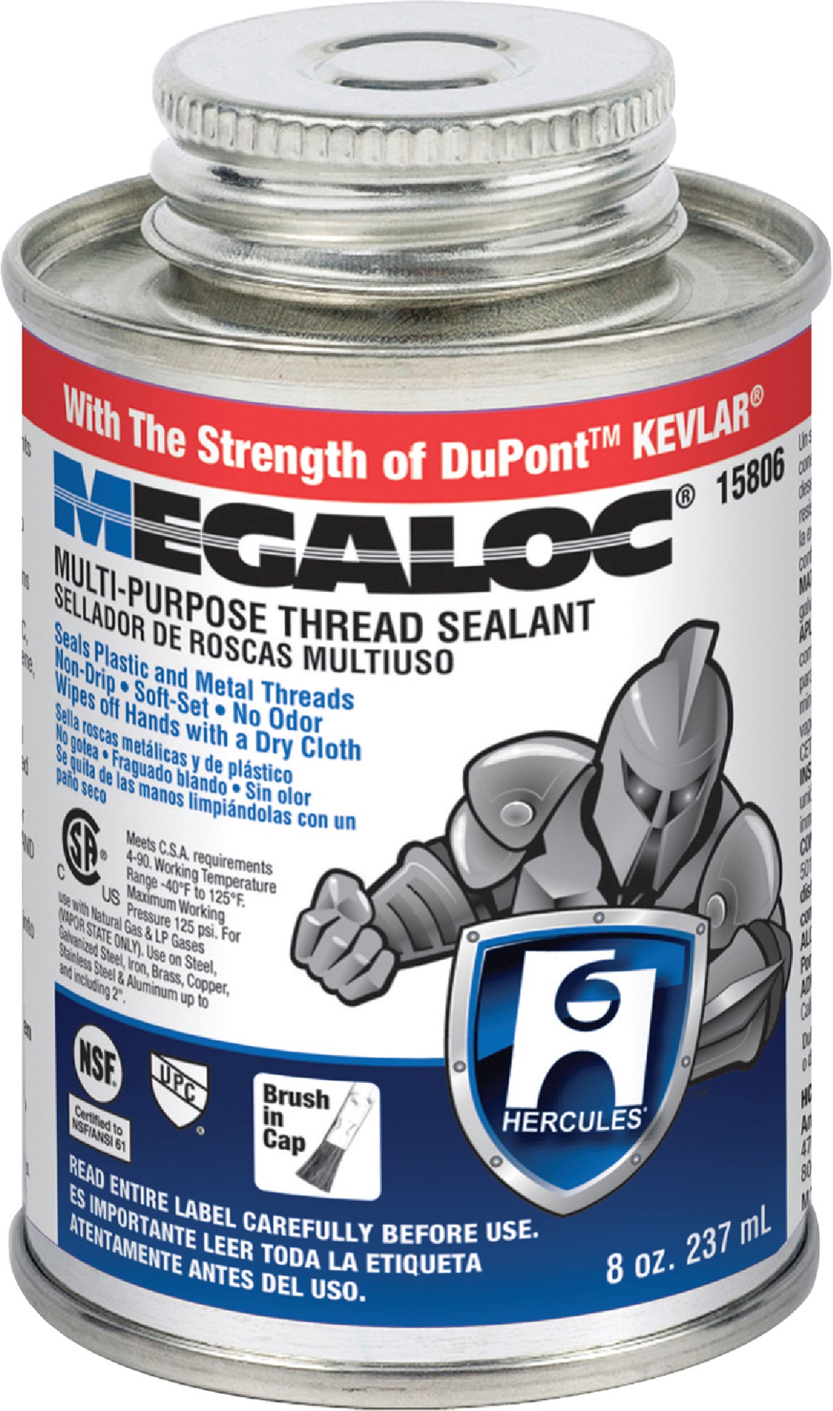 Hercules Megaloc Thread Sealant 8 Fl. Oz. Blue