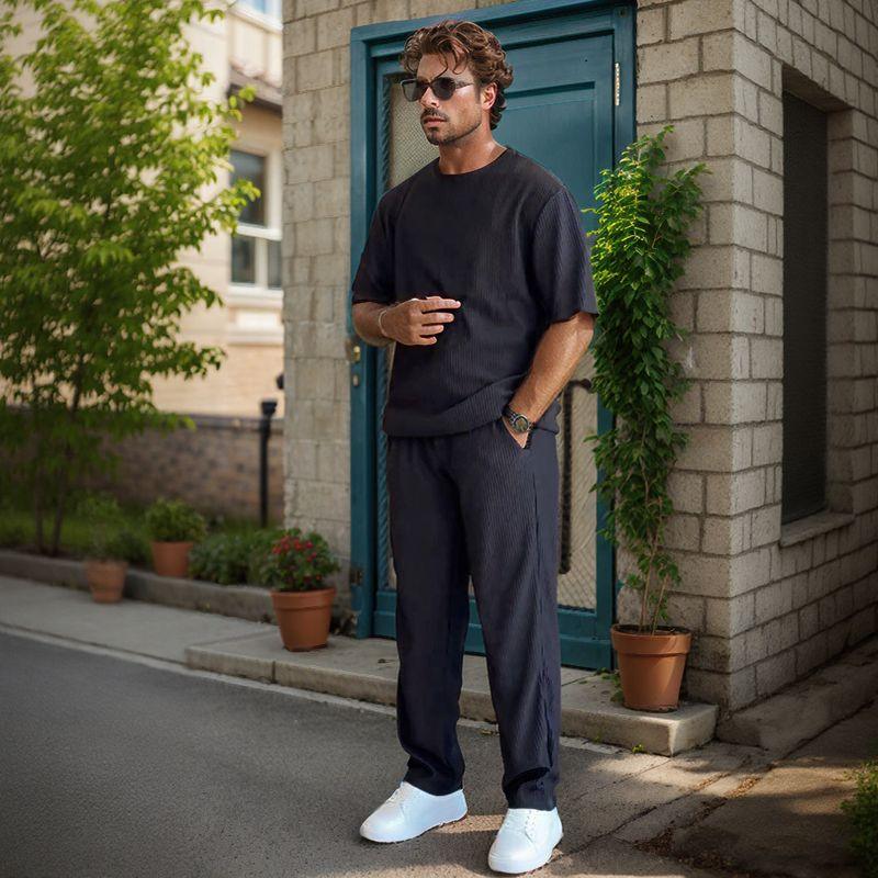 Conjunto Masculino Gentleman™ em Seda Gelo com Tecnologia Antitranspirante / Diga adeus às roupas pesadas, apertadas e desconfortáveis !