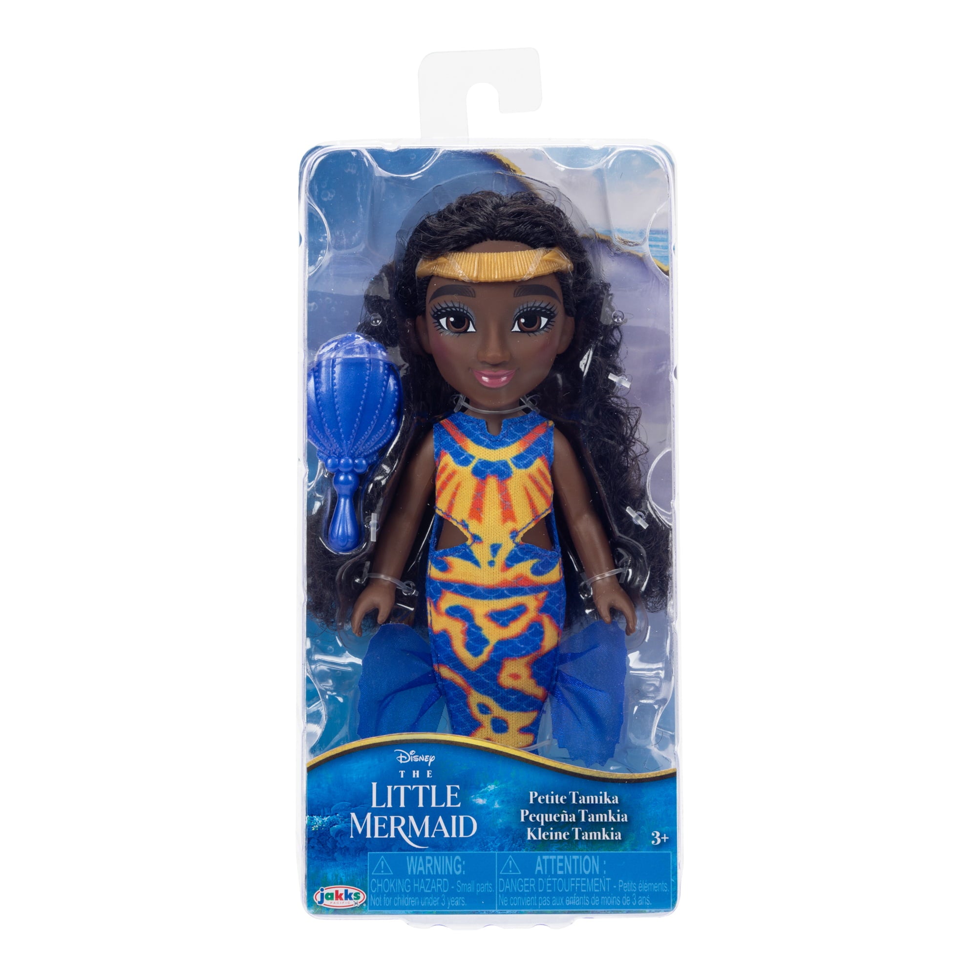 Disney Little Mermaid 6 inch Petite Tanika Fashion Doll with Seashell Brush Inspired by the Movie