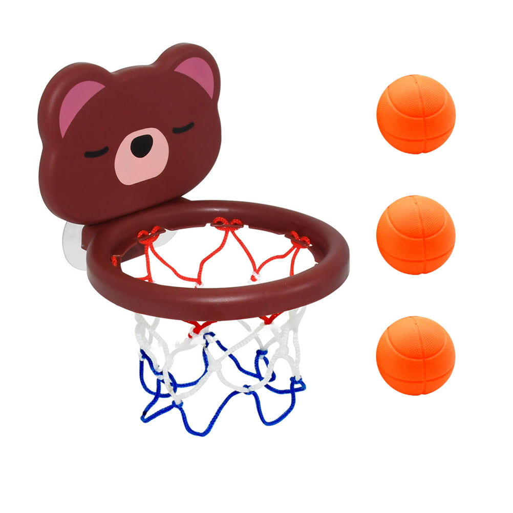 1 Set Children's Basketball Rack Set Bathroom Ball Basket (Assorted Color)