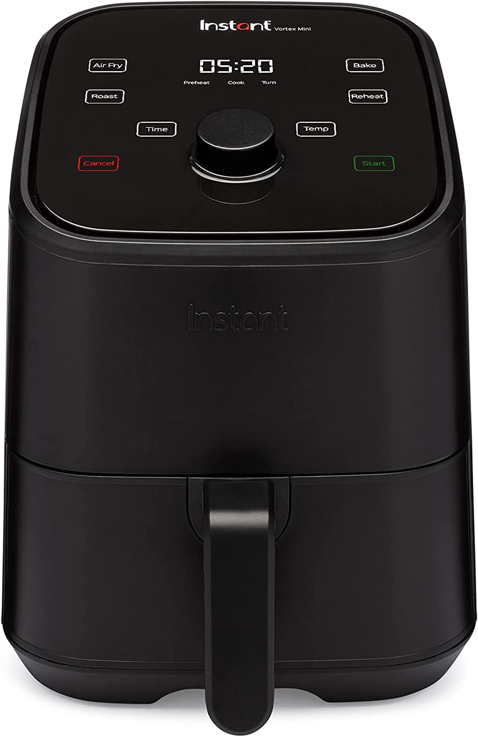Instant Vortex Mini Air Fryer - 2L/ 2QT Black