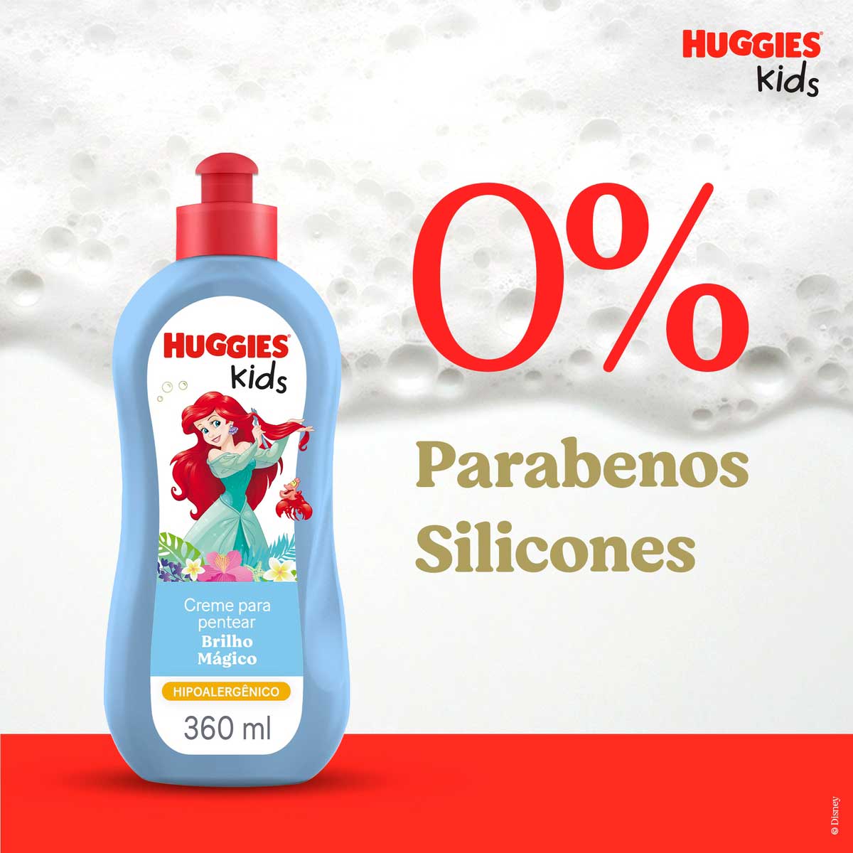 Creme para Pentear Huggies Kids Brilho Magico 360ml