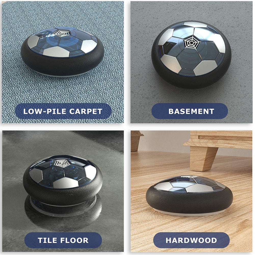 Kids Toys Hover Soccer Ball Set Rechargeable with LED Light Goal for Indoor Playing