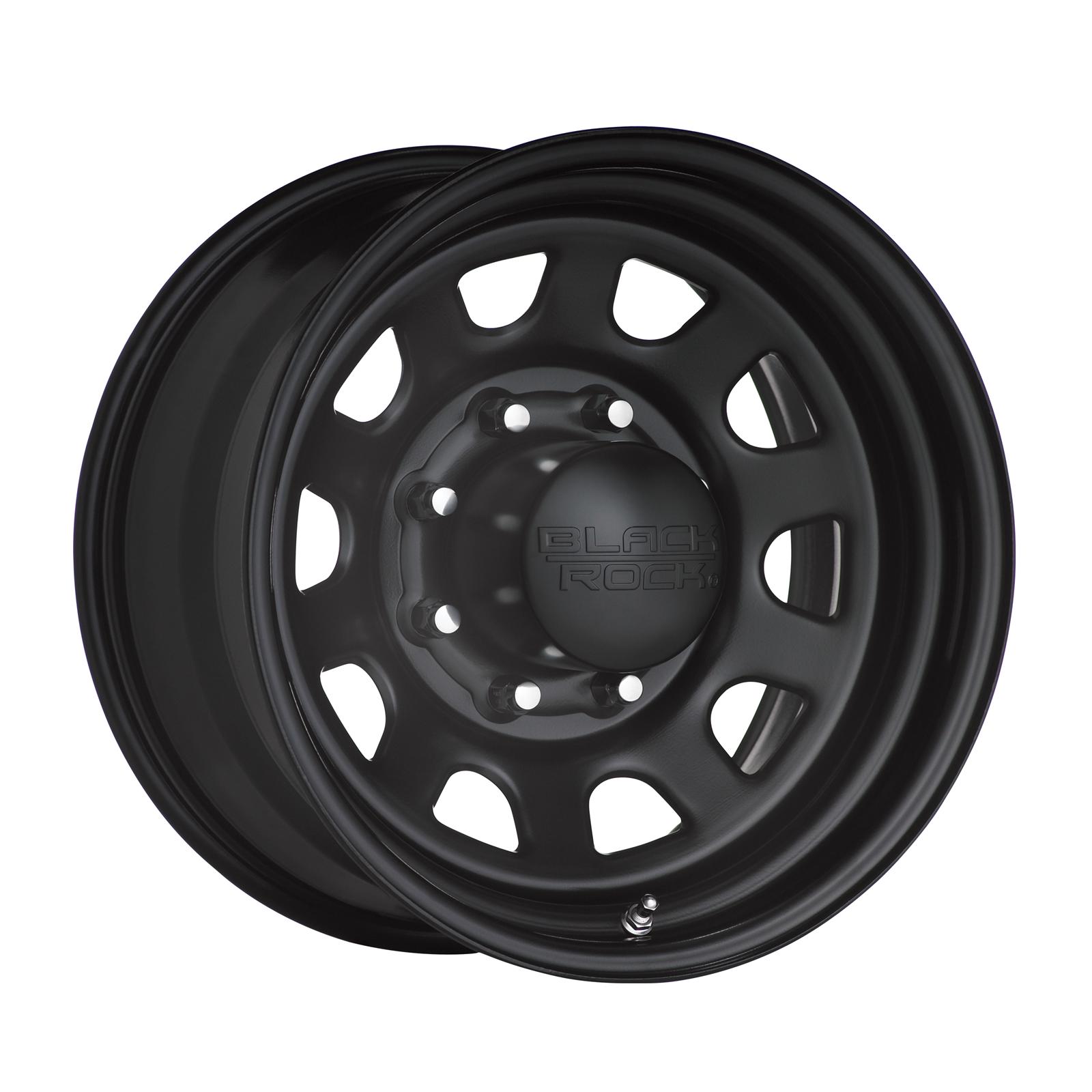 Black Rock Wheel 942798045 Black Rock Series 942 Type D Matte Black Wheels