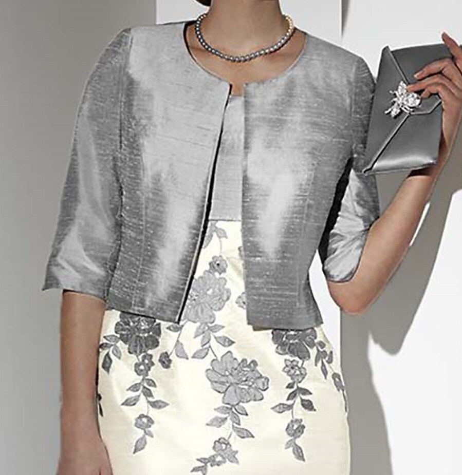 Women's Two Piece Dress Knee Length Dress