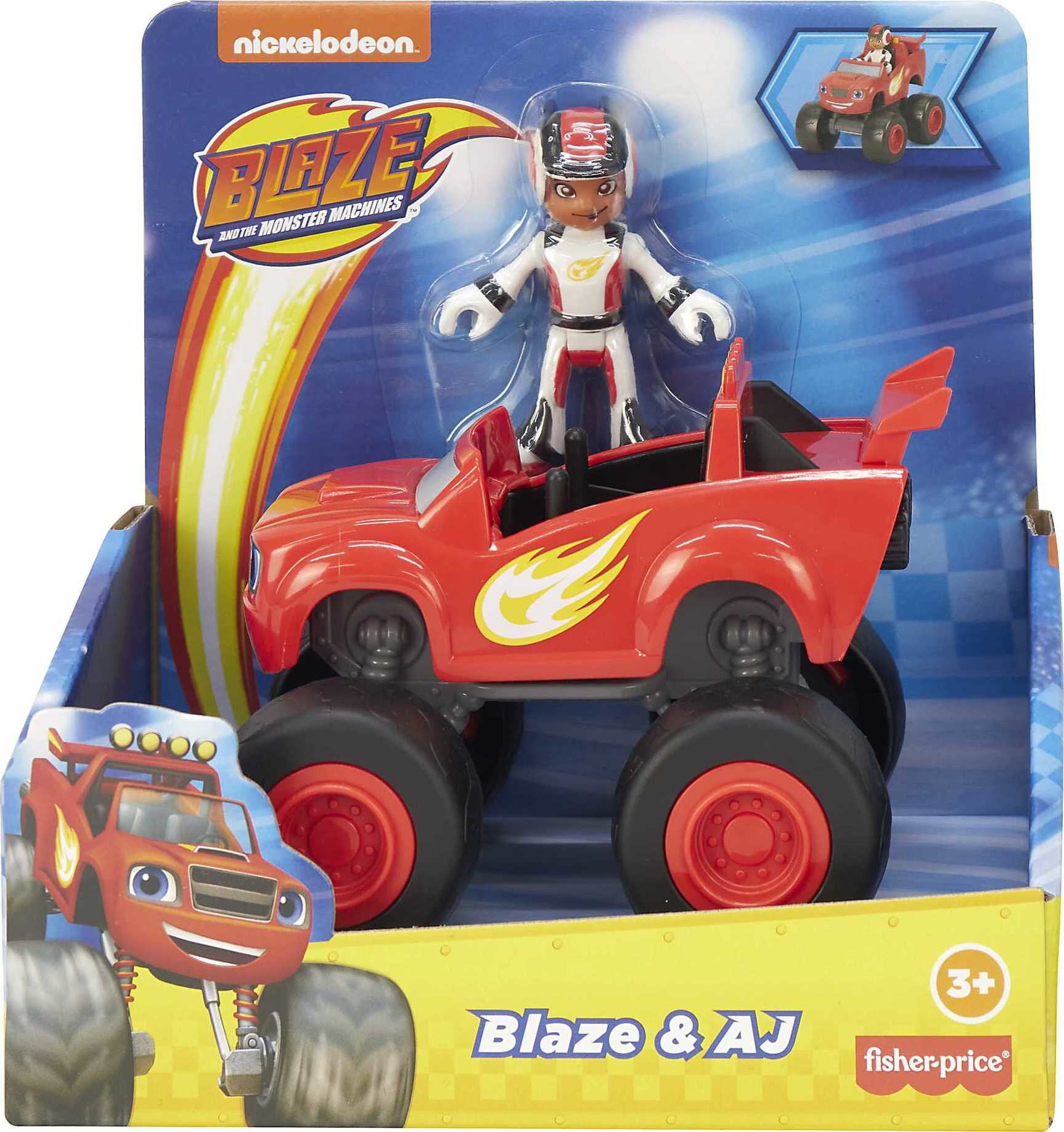 Blaze and The Monster Machines Blaze and Aj Vehicle and Figure Set