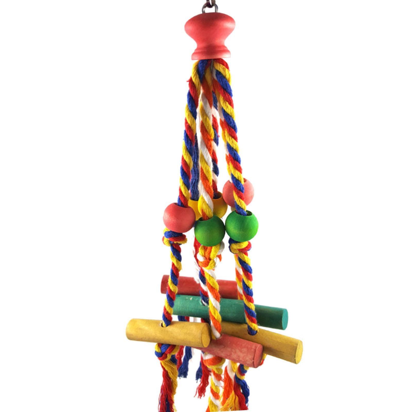 Bird Parrot Toys， Cage Accessories Hanging Chewing.Large Medium Bird Cage Parakeets， Cockatiels， Lovebirds， Conures， Amazon Parrots， Finch