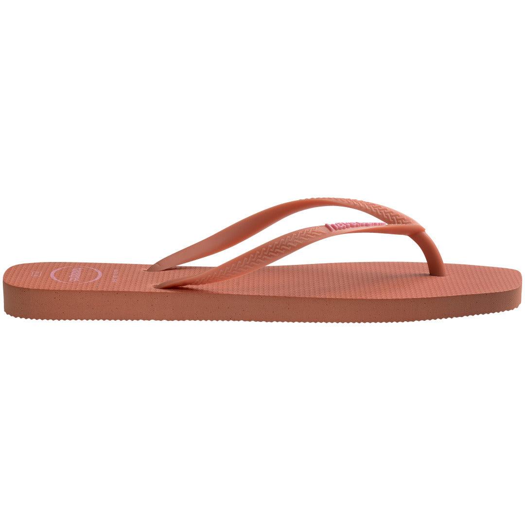 Chinelo Havaianas Slim Square Logo Pop Up