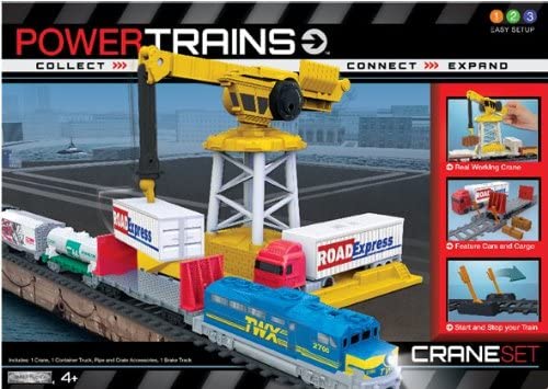 Power city Trains Action Accessories crane Set
