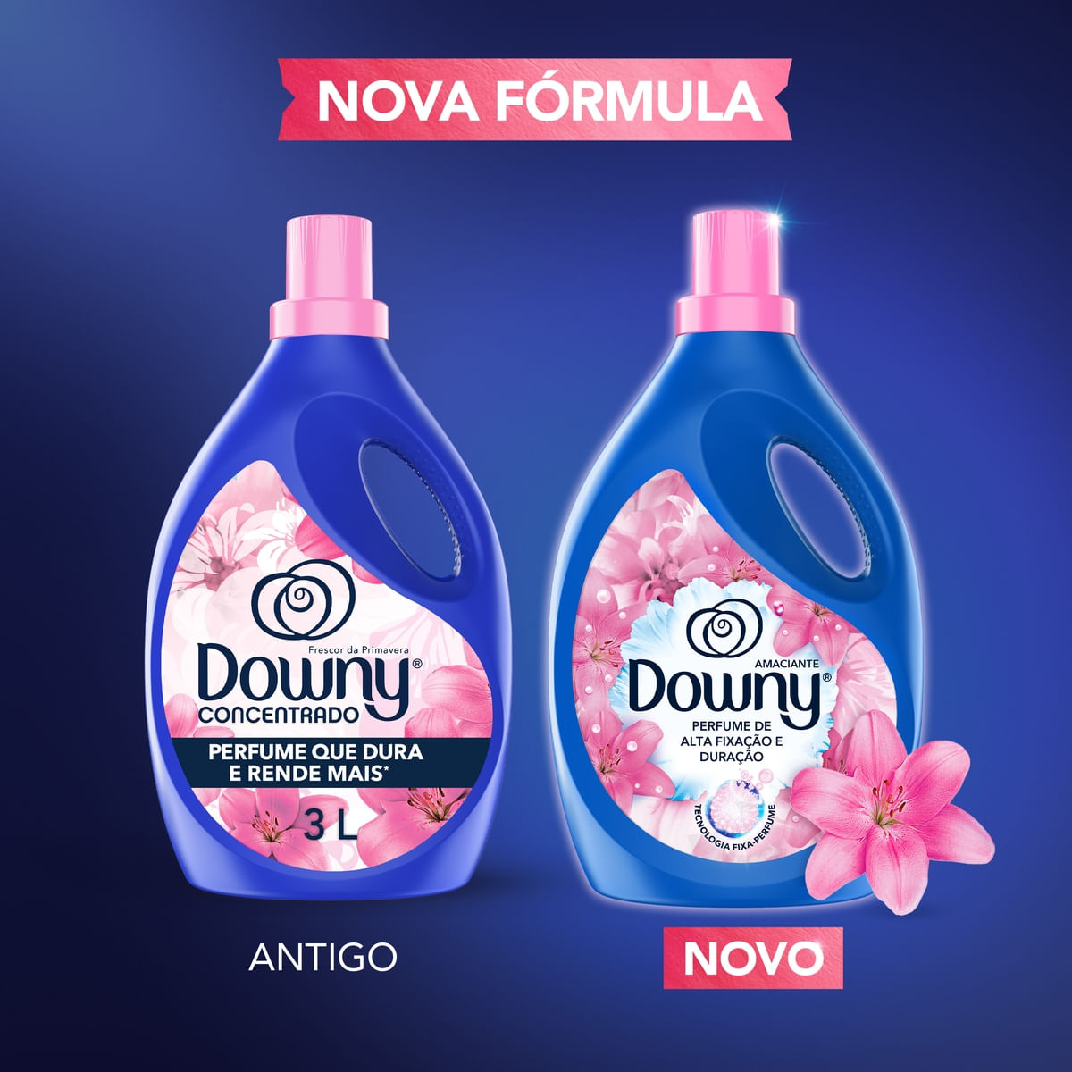 Amaciante Concentrado Downy Frescor da Primavera 3L