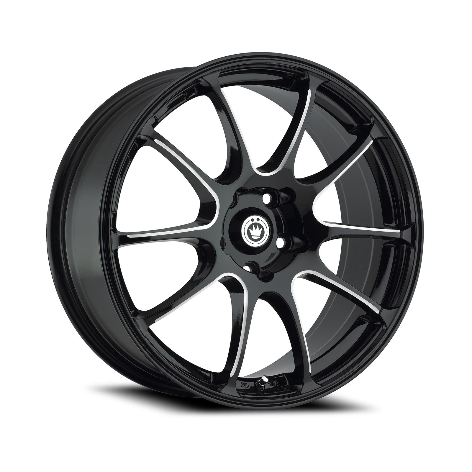 Konig Wheels IL77514405 Konig Illusion Gloss Black Wheels with Machined Spokes