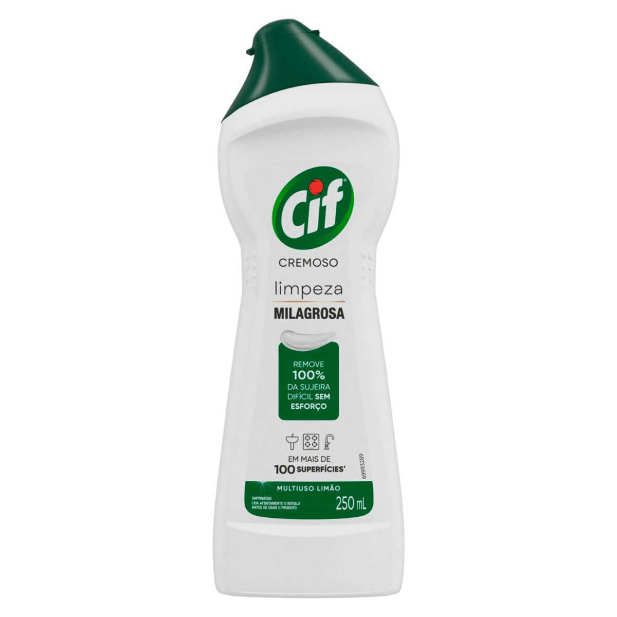 CIF Cremoso Limpeza Milagrosa Limao para casa 250 ml