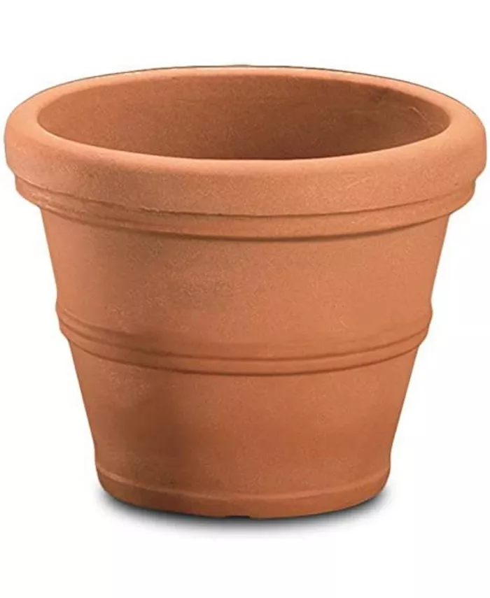 Crescent Garden RolledRim Brunello Planter 27