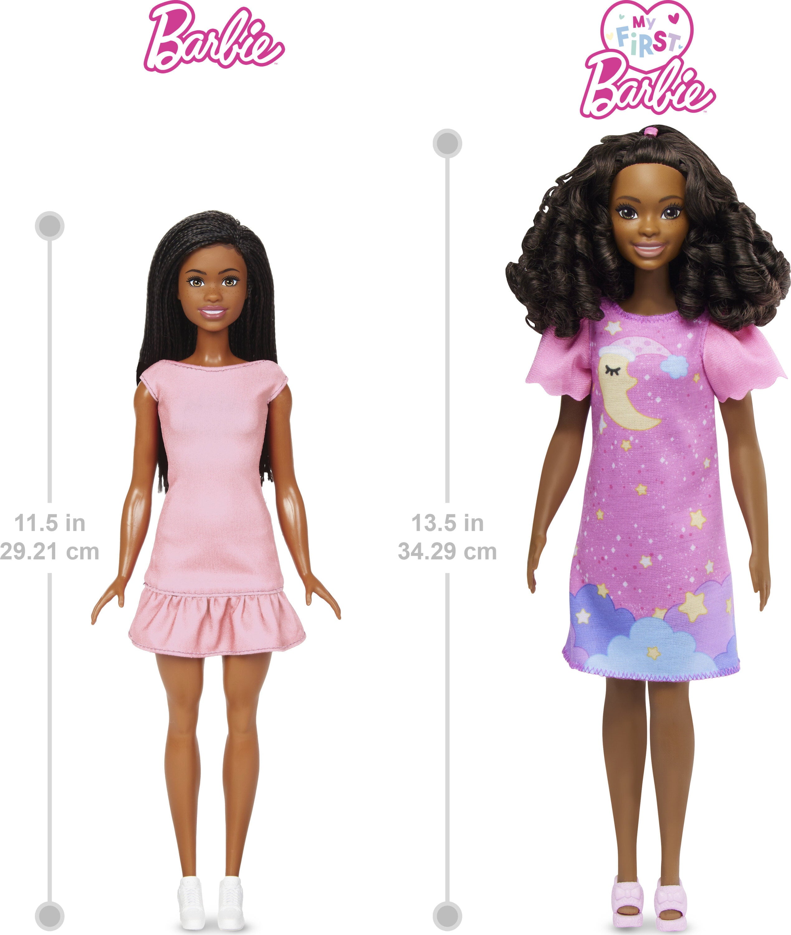 Barbie Doll for Preschoolers, My First Barbie Deluxe, Black Hair
