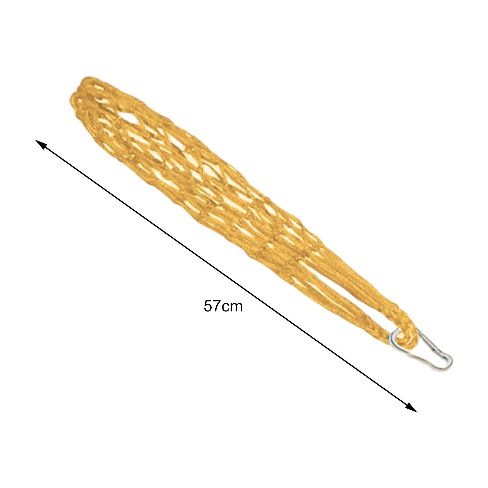 Chicken Vegetable String Bag Feeder Skewers Lettuce Hanger for Chicken House yellow