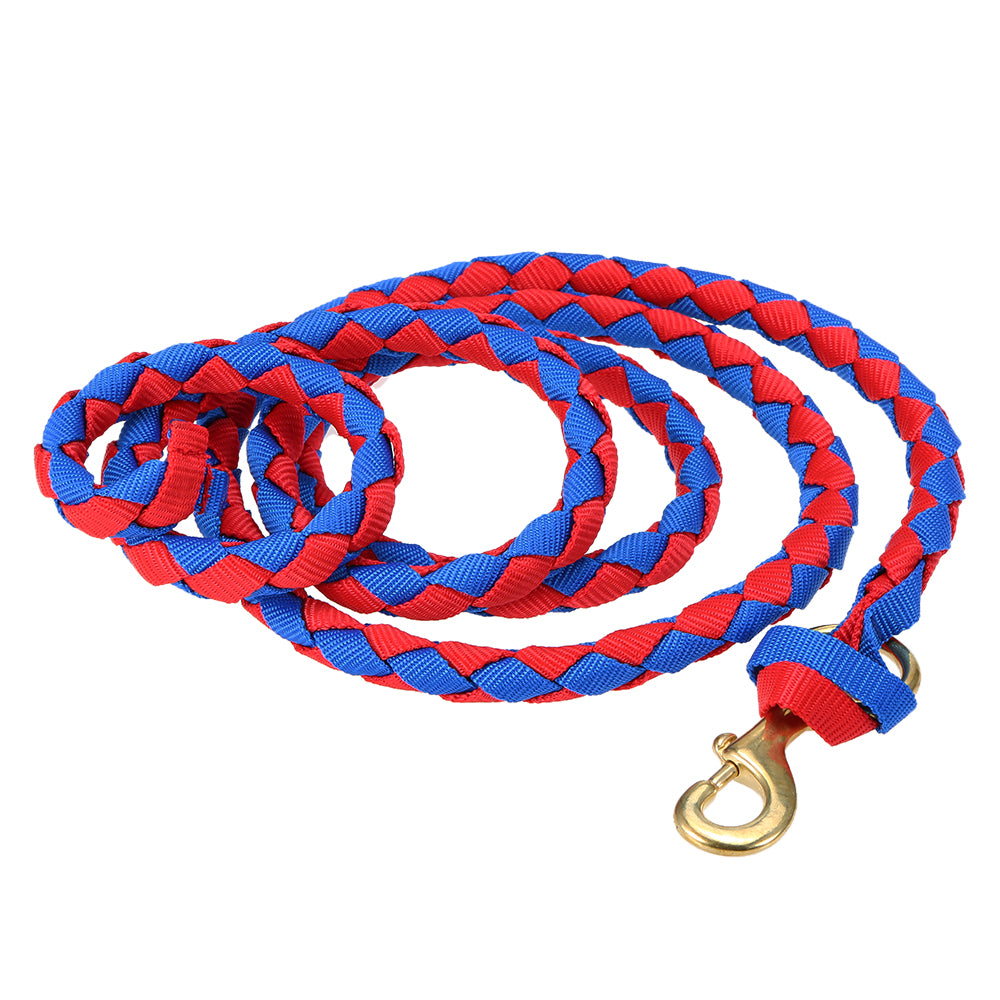 Braided Horse Rope Horse Leading Rope Braid Horse Halter with Brass Snap 2.0M / 2.5M / 3.0M