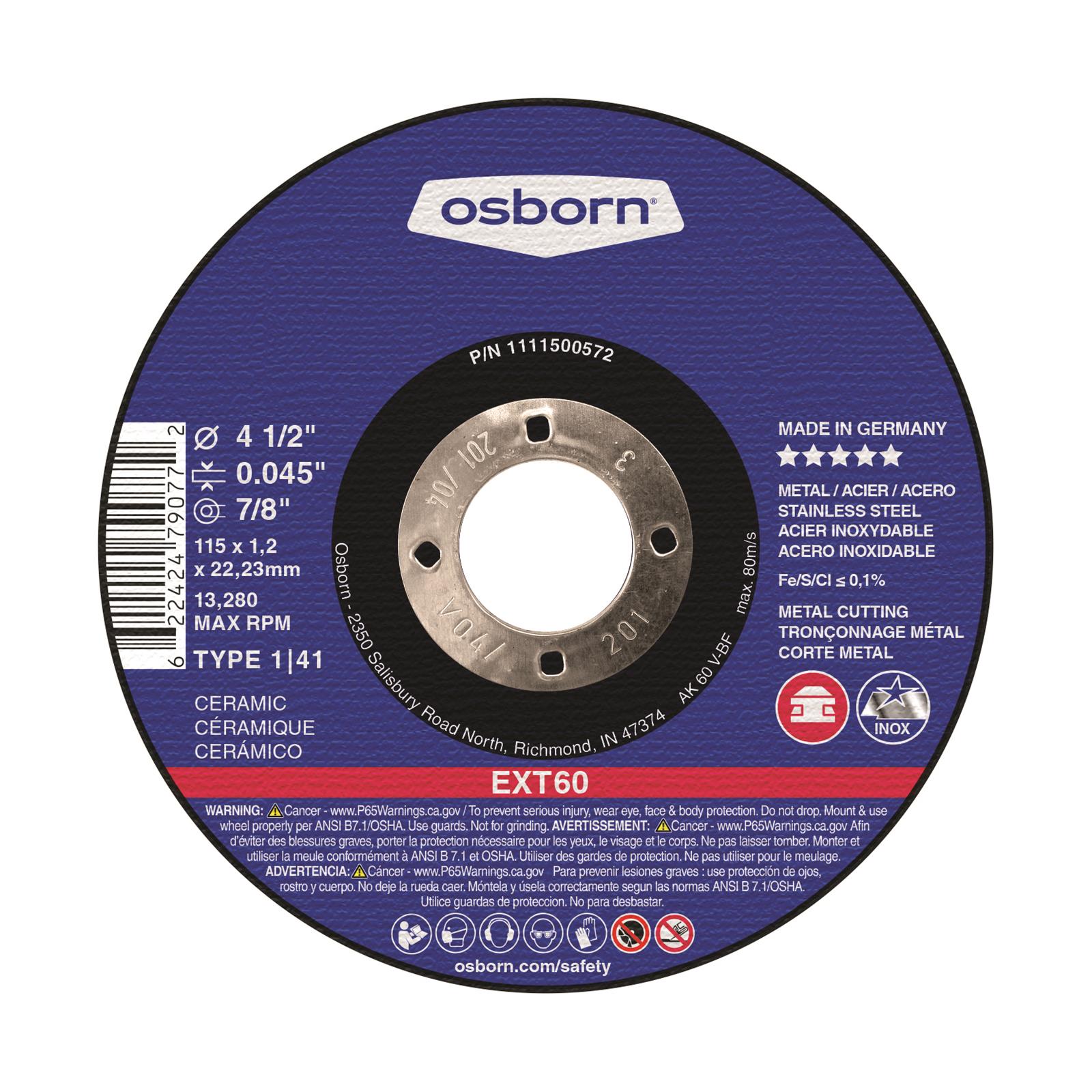 OSBORN 1111500572 Osborn Cut-Off Wheels