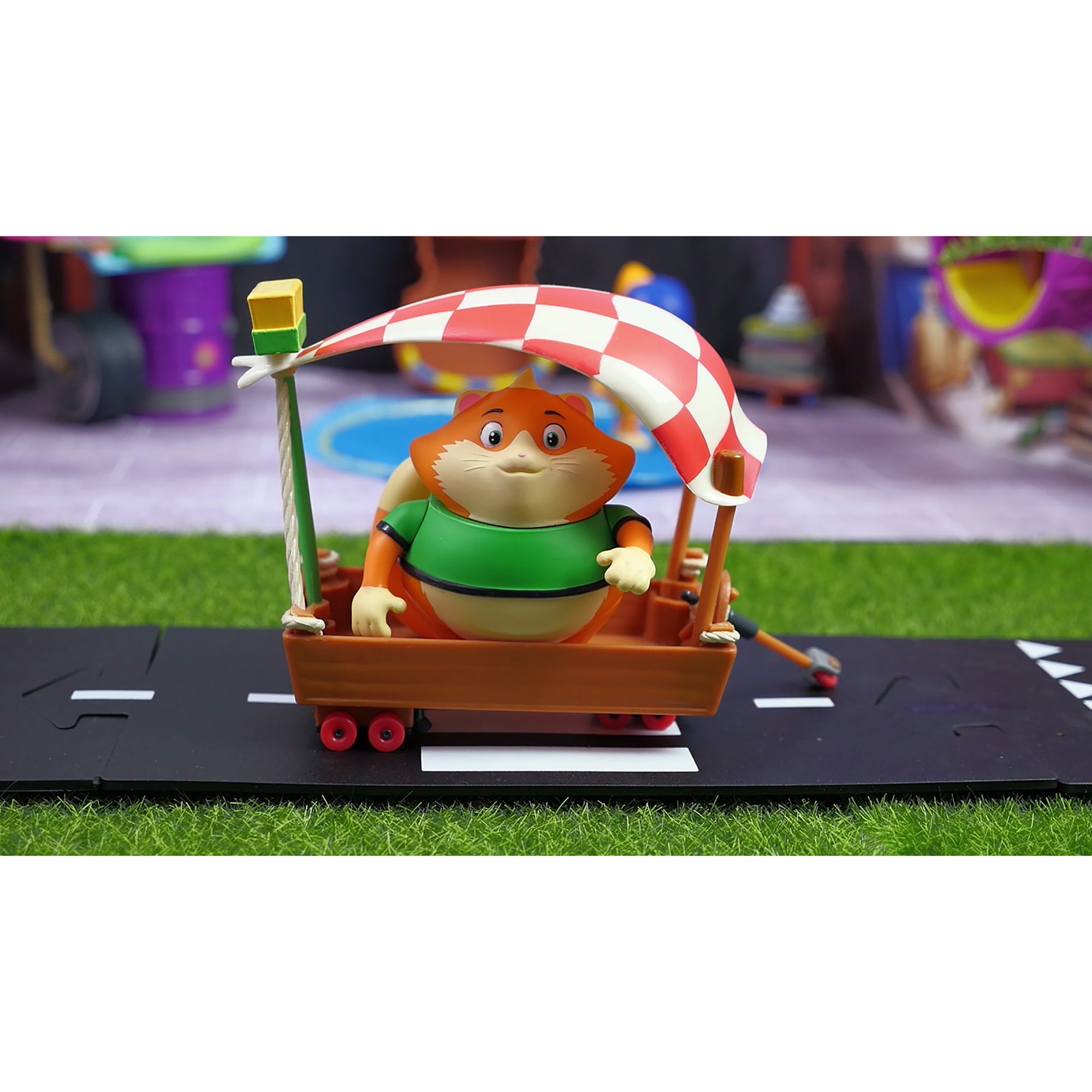 44 Cats Meatball Figure With Vehicle Action Figure Set