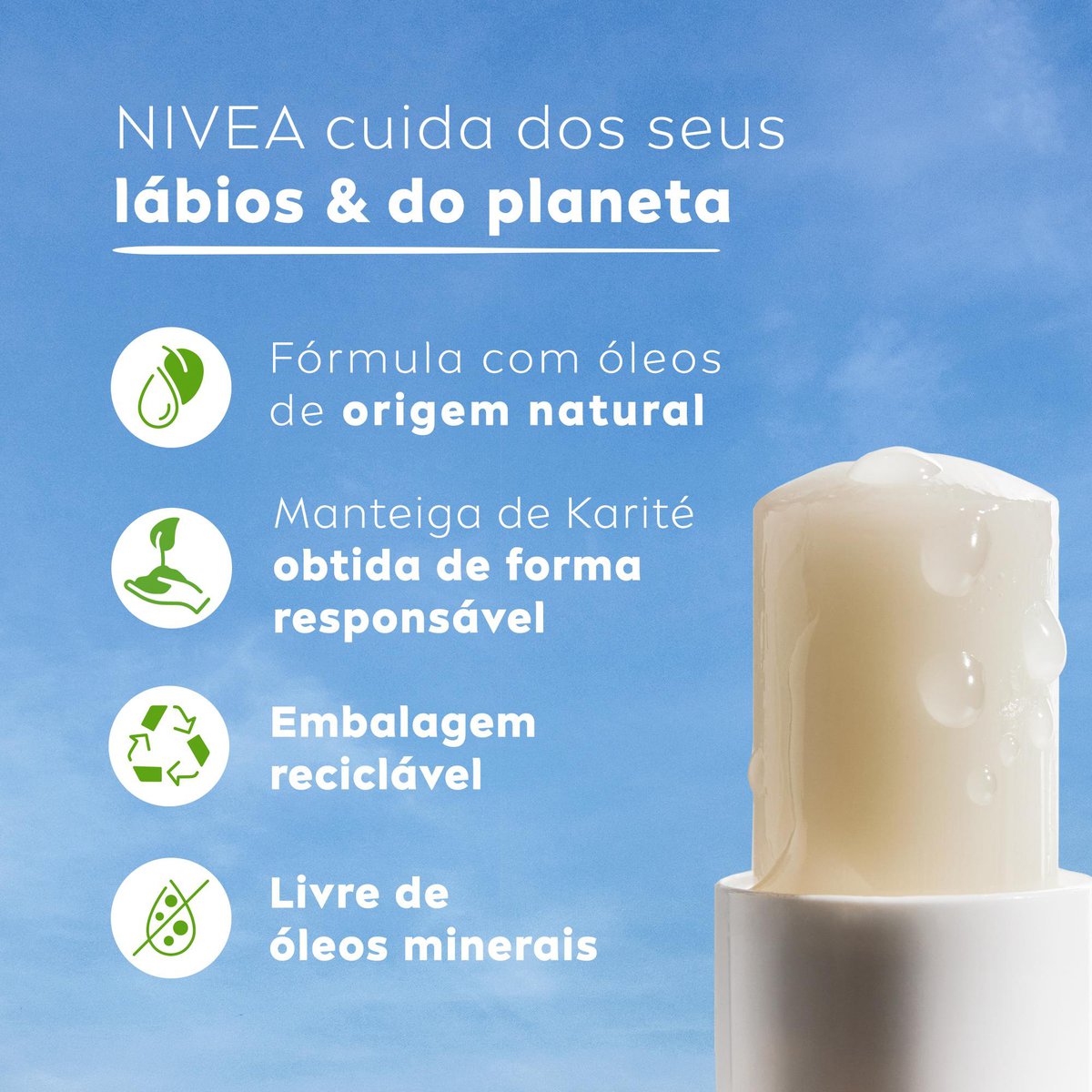 Hidratante Labial NIVEA Original Care 4,8g