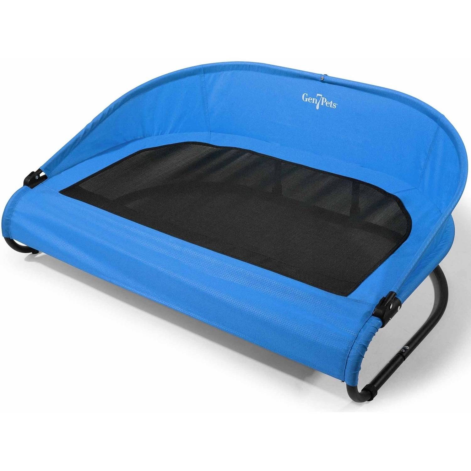 Gen7Pets Cool-Air Cot Pet Bed， Medium， Trailblazer Blue