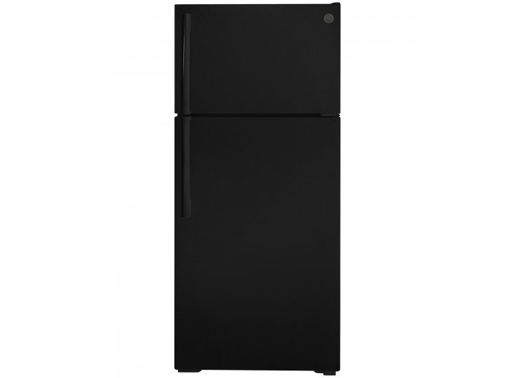 GE ADA ENERGY STAR 16.6 Cu. Ft. Black Top-Freezer Refrigerator