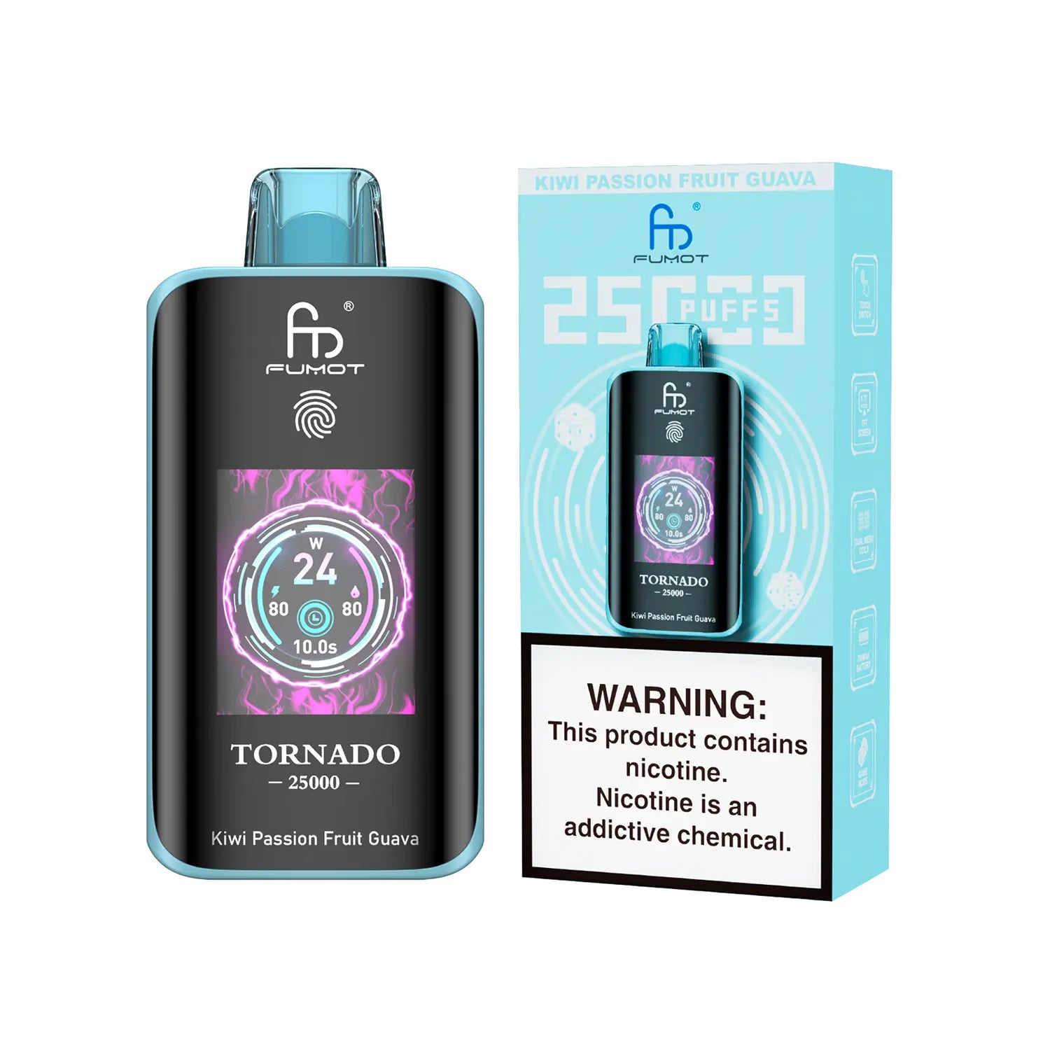 Fumot Tornado Vape 25000 - Kiwi Passionfruit Guava