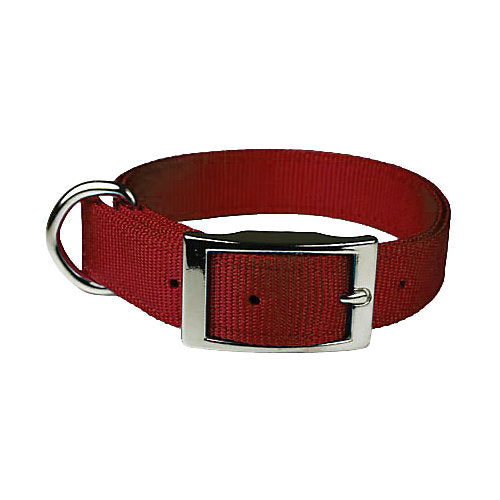 Double Layer Dog Collar 24 Inch Red