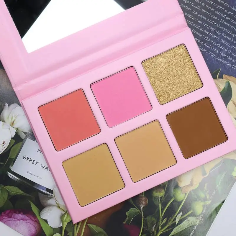 DIY Private Label Contour Palette Highlight Blush Palette