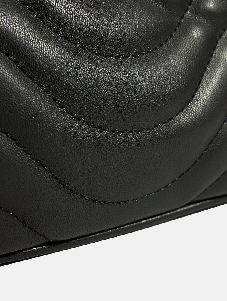 Elysian Noir Chain Shoulder Bag