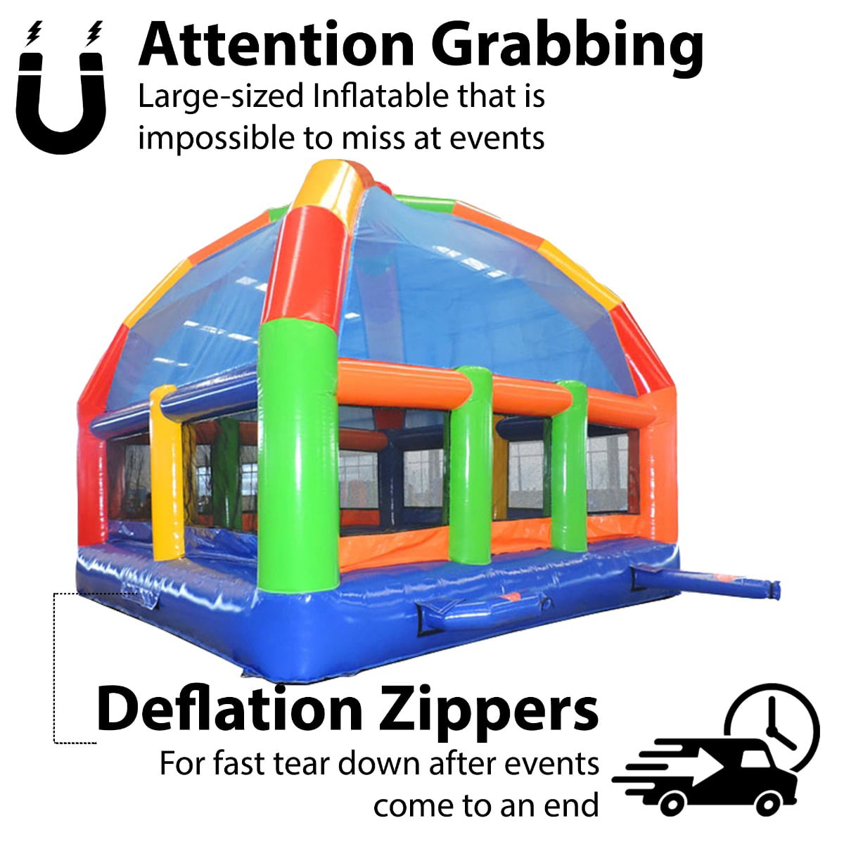 TentandTable Commercial Inflatable Bounce House - Bubba Big Bounce House