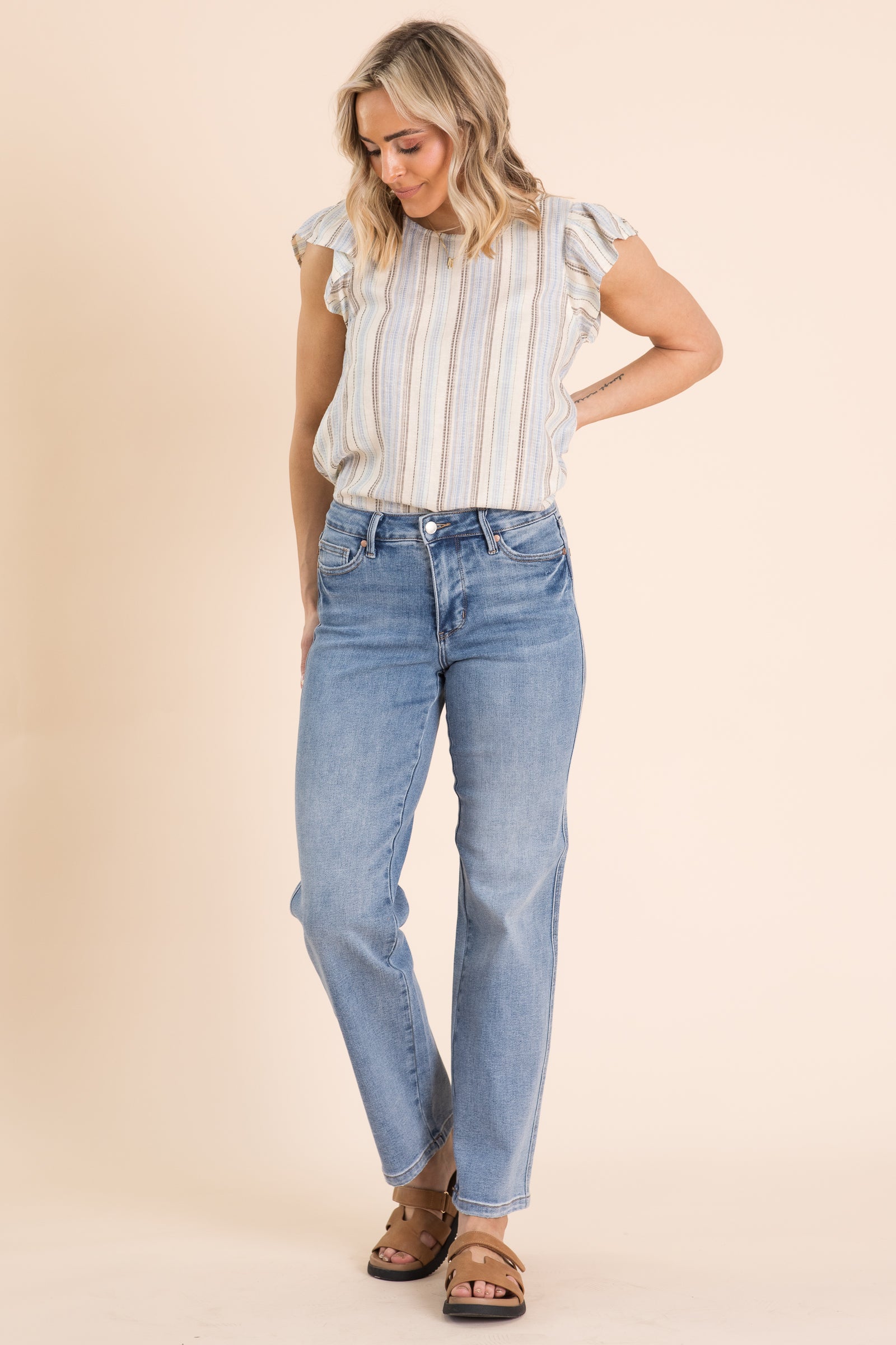 Judy Blue Vintage Tummy Control Straight Jean