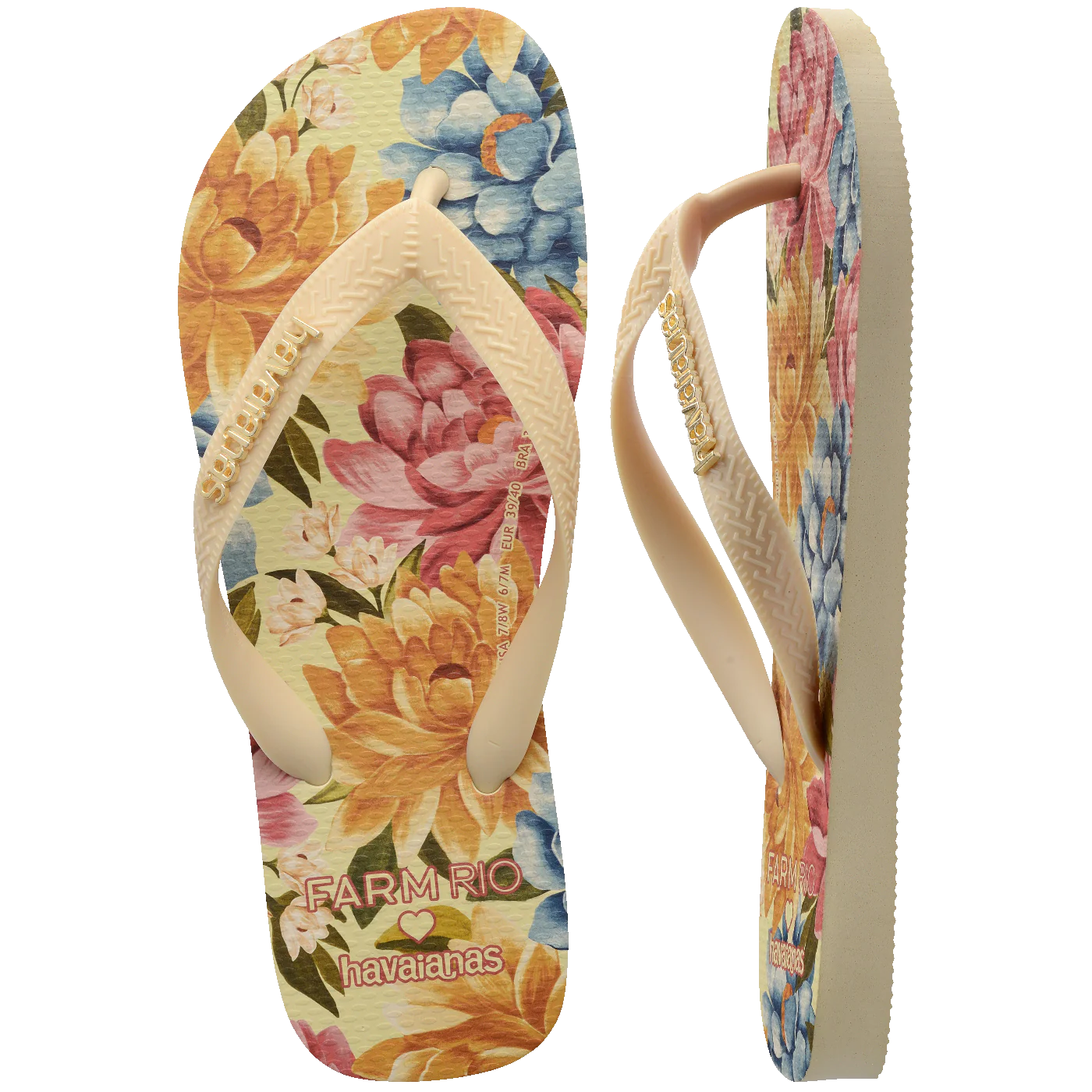 Chinelo Havaianas Farm Floral Beca