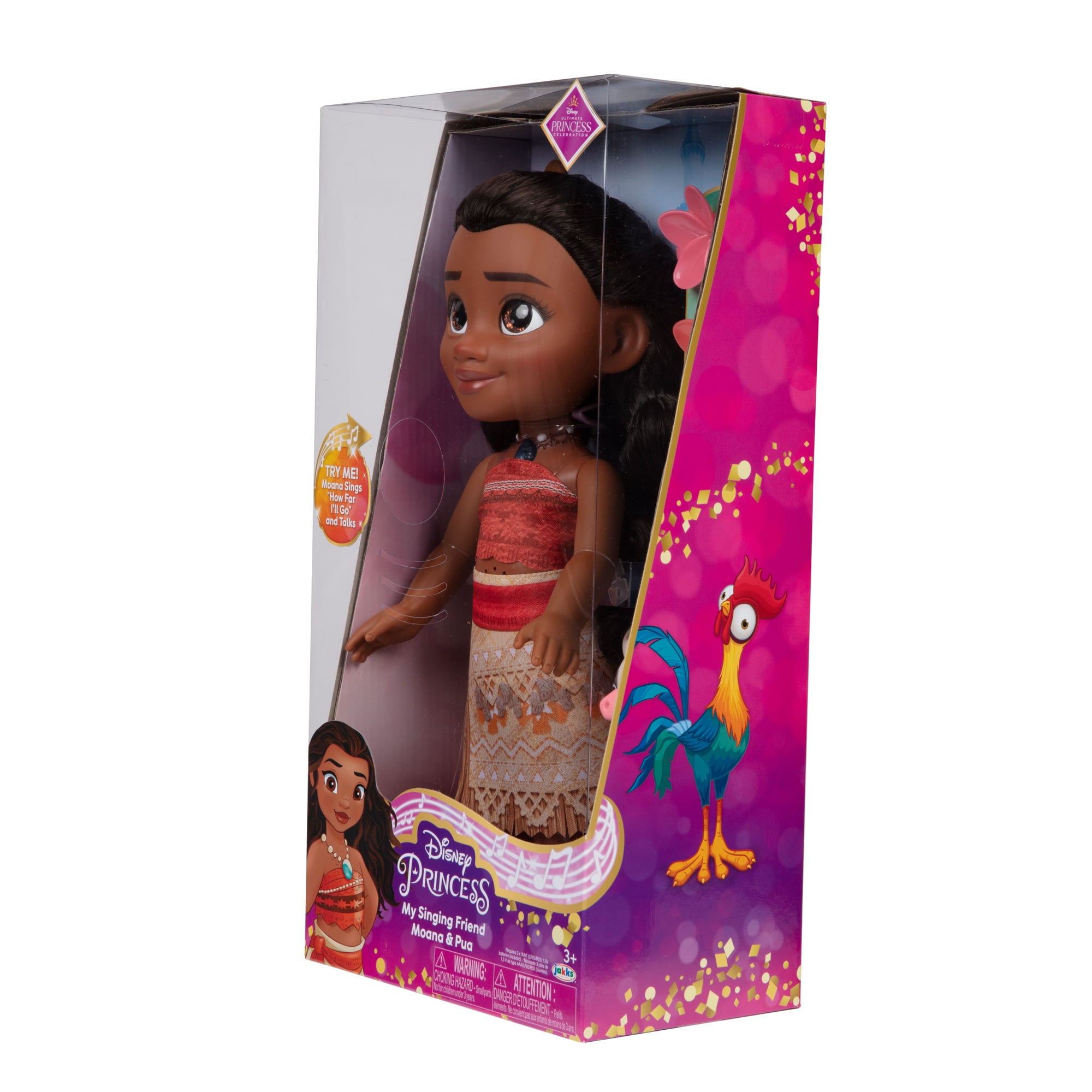 Disney Princess My Singing Friend Moana Toddler Doll with Pua