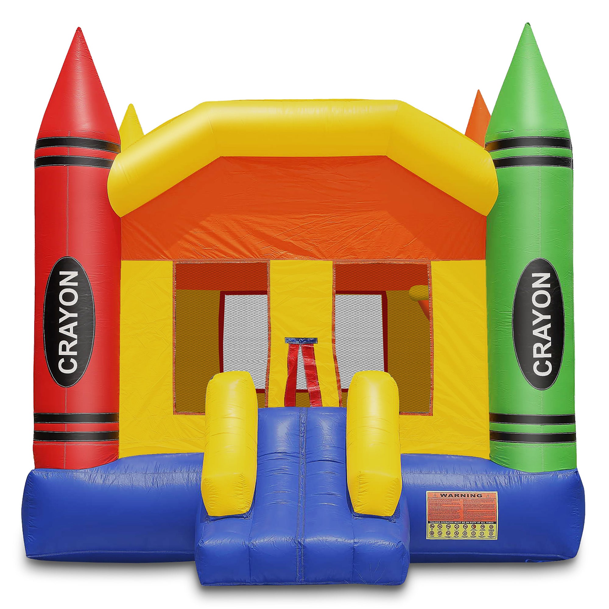 Cloud 9 Crayon Bounce House - Commercial Grade Inflatable Bouncer